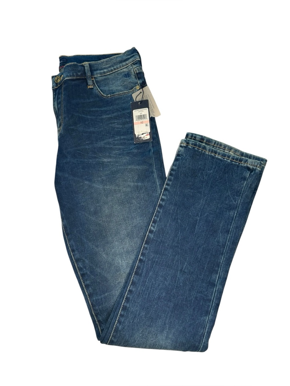Tommy Hilfiger Greenwich Straight Jeans Women’s 10 Mid Rise Stretch NWT